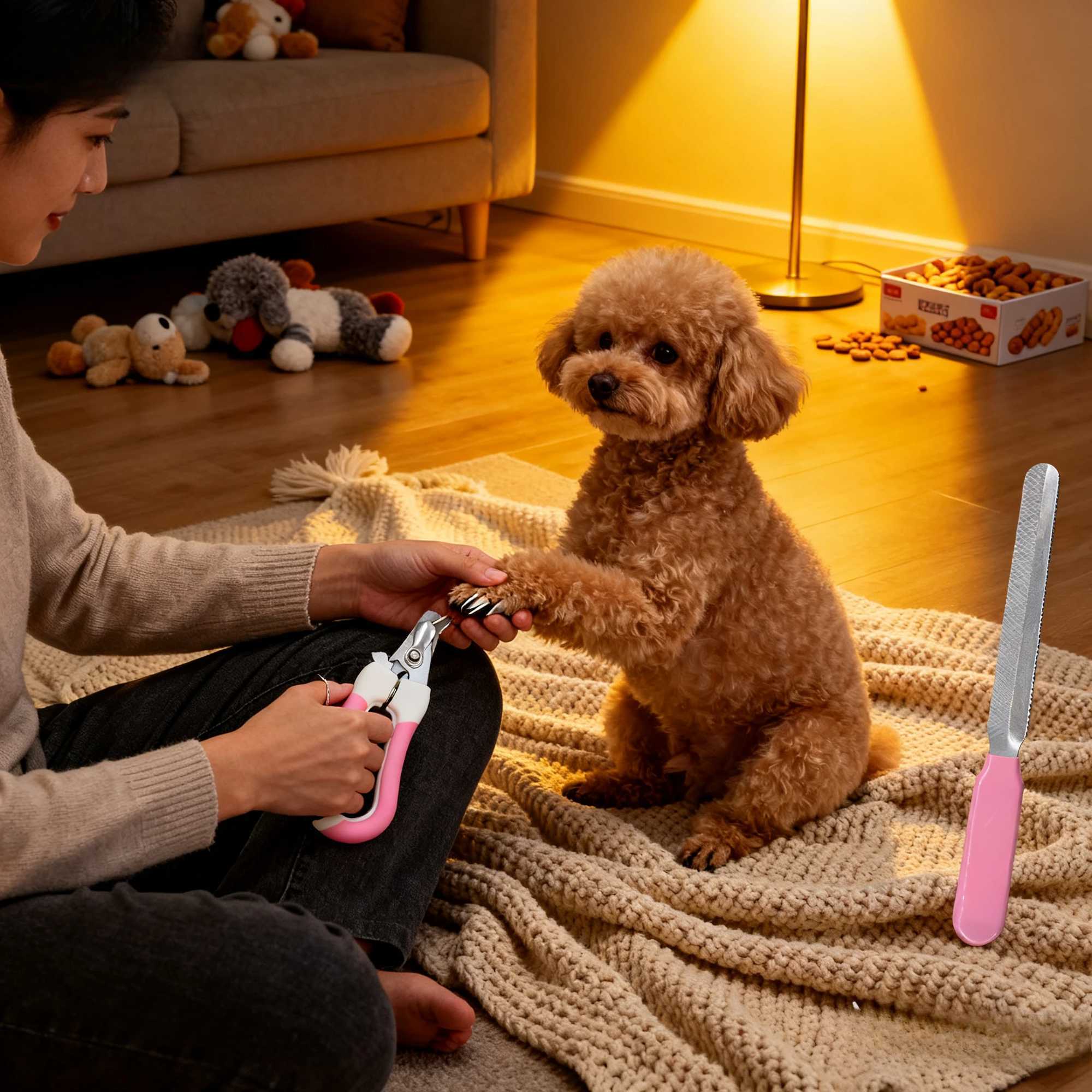 Nail Clippers Multifunctional Cat Pet Nail Clippers with Sickle Large Dog Nail Clippers Stainless Steel GroomingScissors Grinder Z20251024