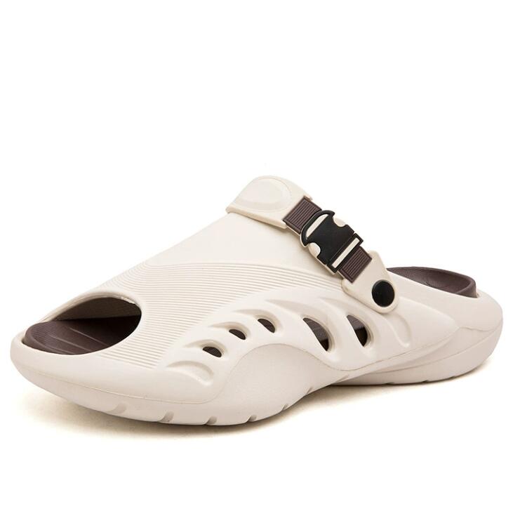 Summer sports slippers anti slip and shock-absorbing hole shoes outdoor leisure vacation soft soled lightweight sandals Z 10.21-4