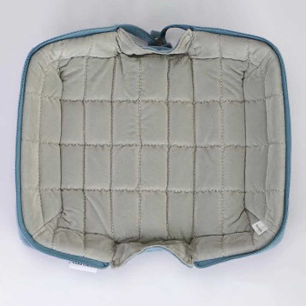 Pillow Shape Soft Makeup Bag Multifunction Quilted Simple Pen Pouch Large Capacity Creative Pencil Box Cotton Makeup Storage BagT251024