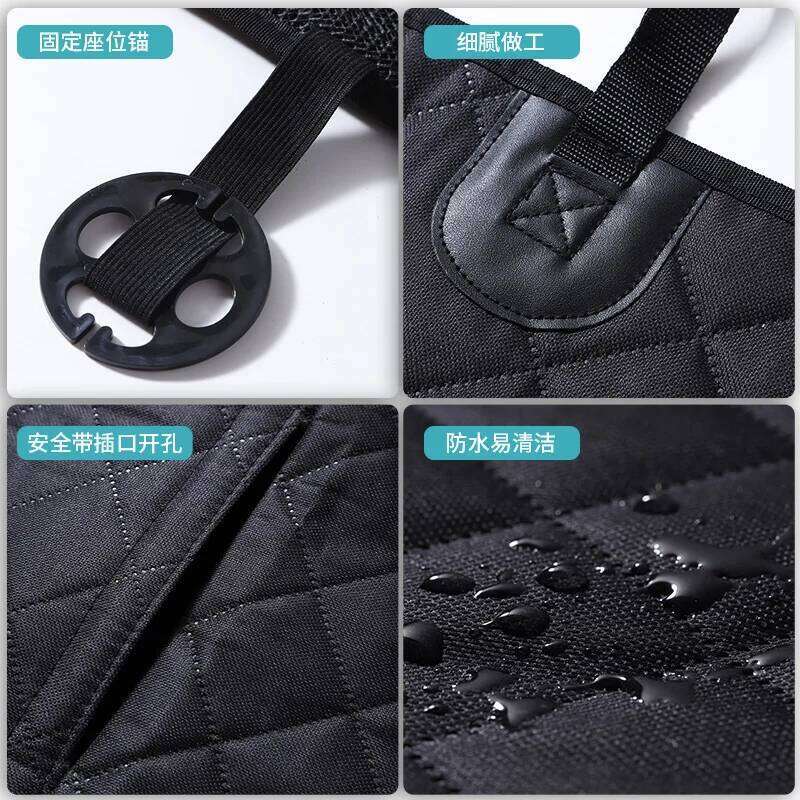 designer brand Dog Seat Cover Waterproof Pet Cat Carriers Travel Mat Hammock for Small Medium Large Dogs Car Rear Back Protector Safety Pad