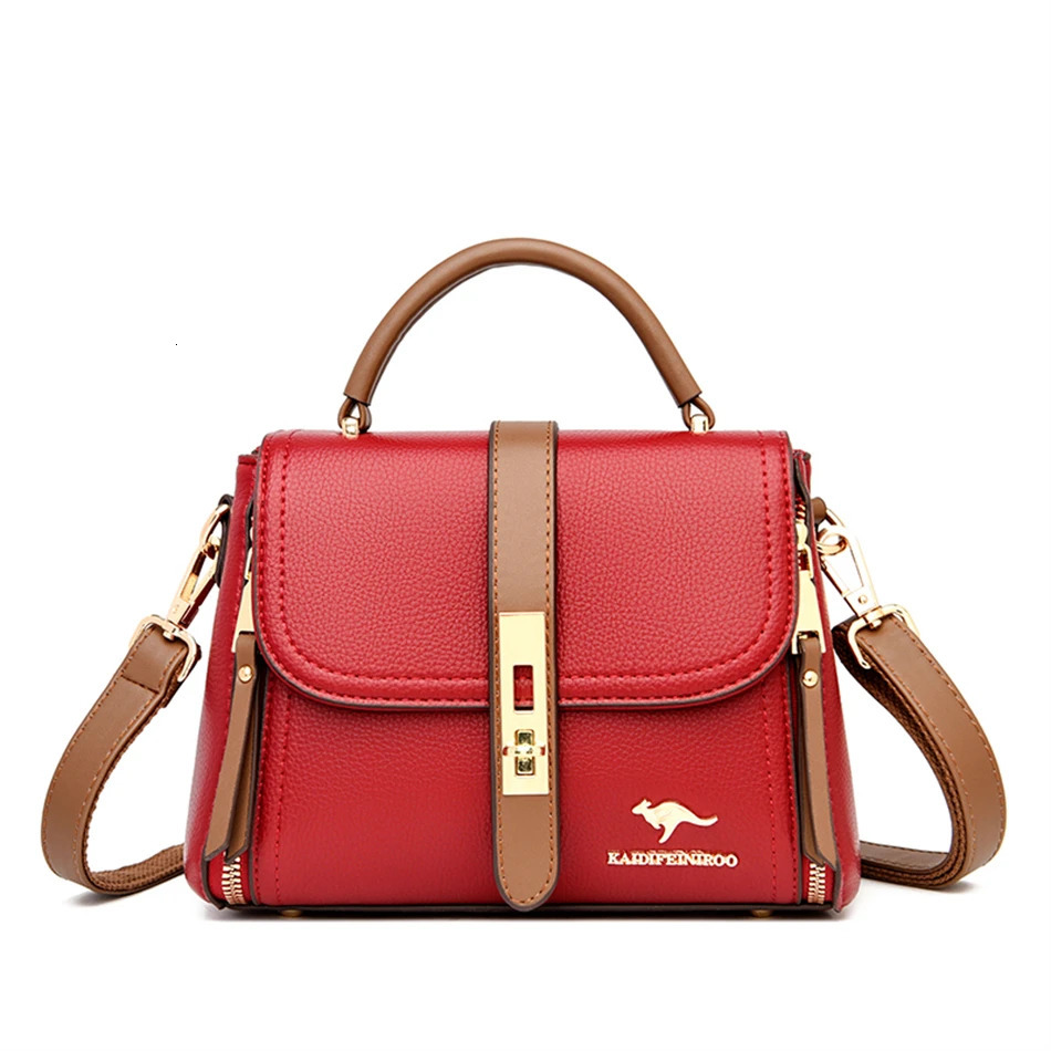 Genuine Purses and Handbags Crossbody ers High Quality Leather Fashion Messenger Shoulder Bags Tote Cover Sac 251023