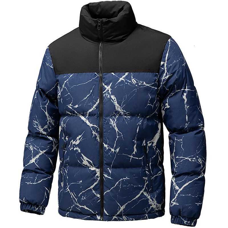Mens Winter Down Padded Jacket 2025 New Fashion Brand Winter Coldproof Jackets Mens Thickened Standup Collar Cotton Parkas Z251024