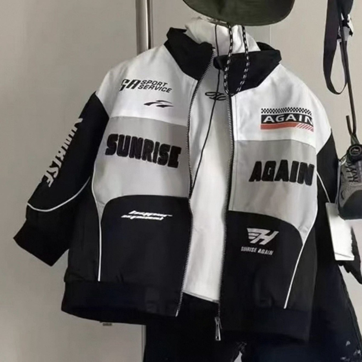 Free Shipping Boys Biker Jacket 2025, Edgy Style Autumn Outfit for Toddler and Youth Kids, Cool Jacket Set