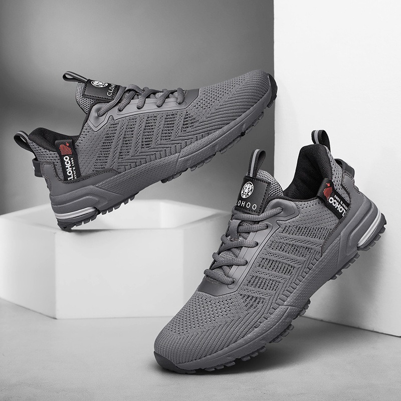 Men Running Shoes Breathable Outdoor Sports Shoes Lightweight Sneakers for Men Comfortable Athletic Training Footwear Sneaker Boots for Jogging Enthus