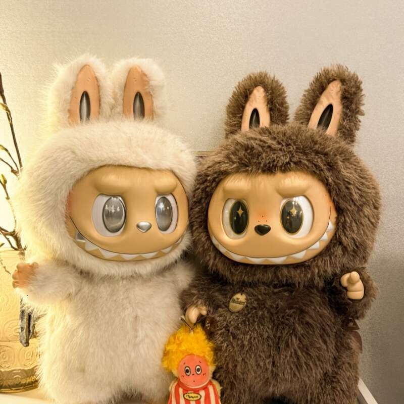 Labubu NEW V3 V2 V1 Designer Genuine 58Cm Zimomo 'I Found U' Anime Figure Model For Home Decor & Gifting LABUBU 38Cm Large Sized Doll