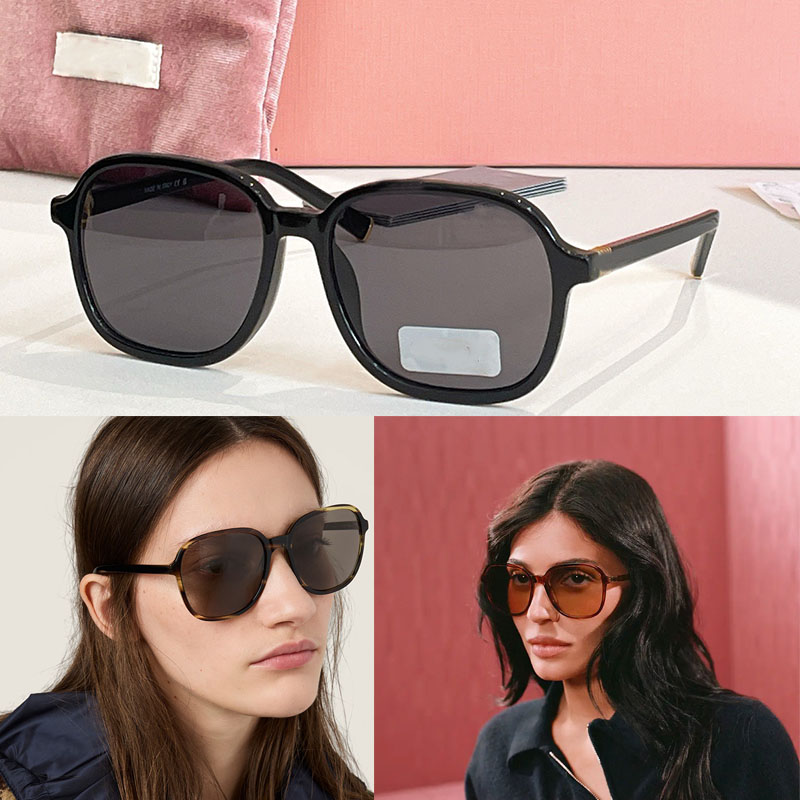Sunglasses Regard sunglasses Designer Womens Oversized Square Acetate Frame Classic lines refined touch Women fashion square sunglasses AA