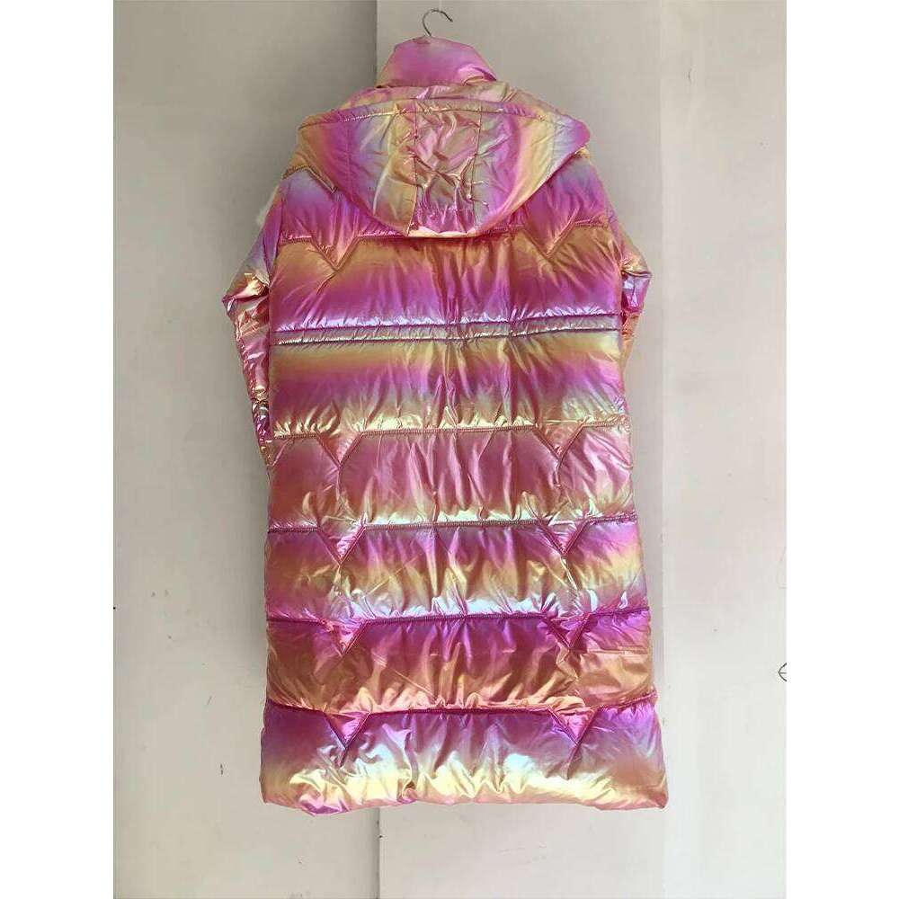 2025 Female Winter Waterproof Long Parkas Cotton Padded Jacket Women Hooded Thick Warm Snow Coat Fashion Oversized Outerwear Womens Coat