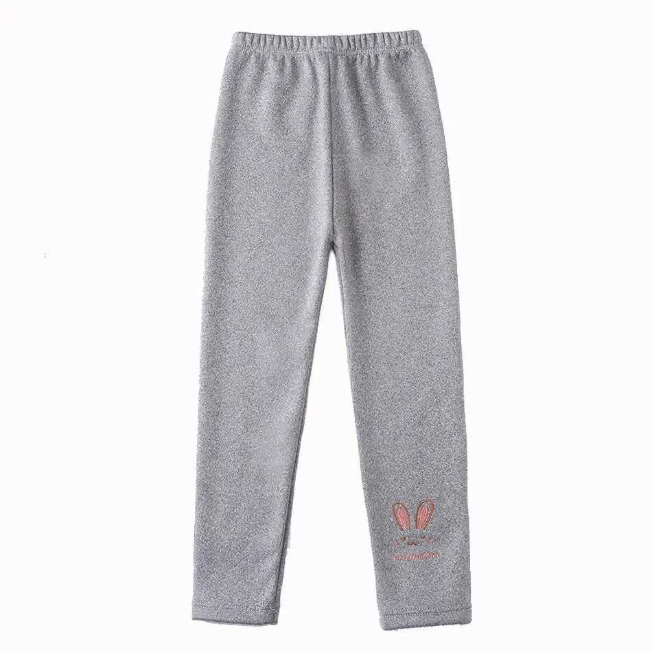 38 Years Girl Leggings Baby Bunny Pants Kids Autumn Winter Thermal Tights Children Fleece Lined Fashion Trousers Casual BottomsT251024