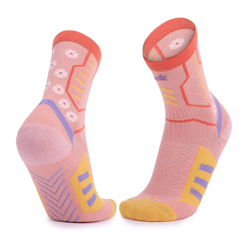 5 Pairs Minjun Adult Elite Basketball Socks Sweat-Absorbent Breathable Sports Socks Women Thickened Towel Bottom Socks