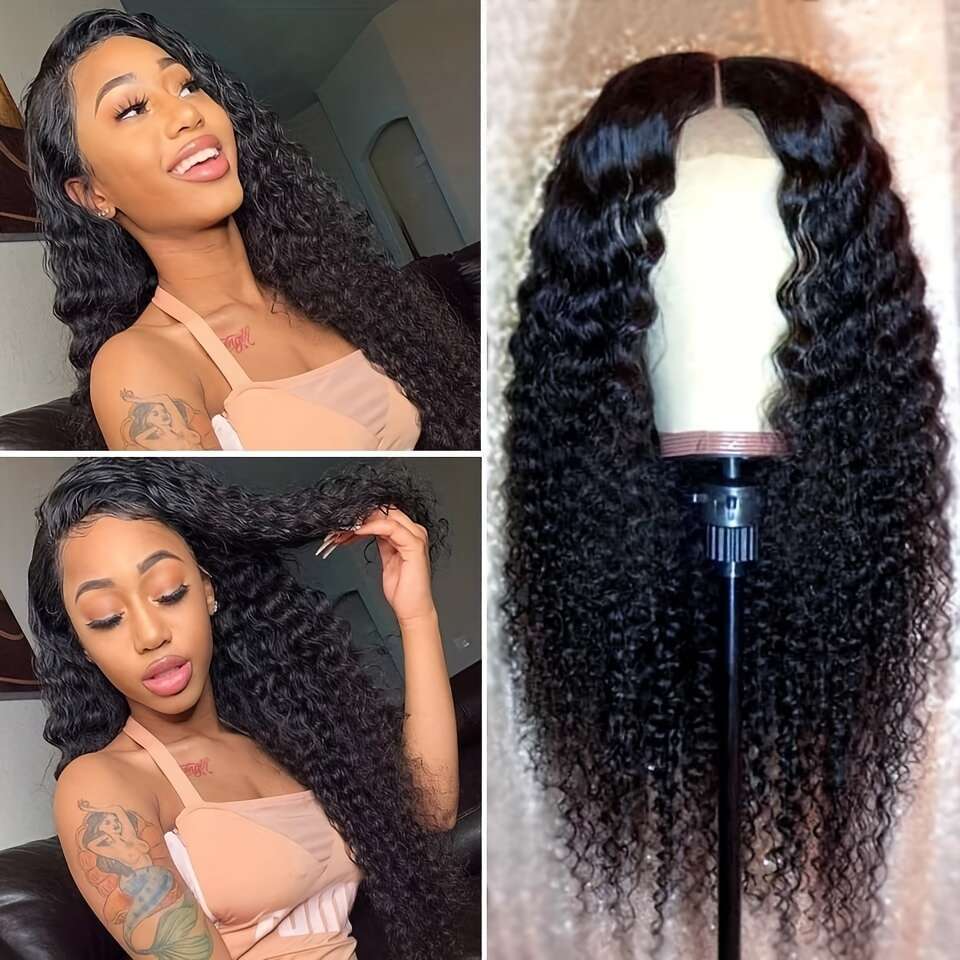 13x4 Water Wave Human Women, 250% Density HD Lace Front, Pre-Plucked with Baby Hair, Super Soft & Tangle-Free, Elegant Style for or Special Ocns, Ever