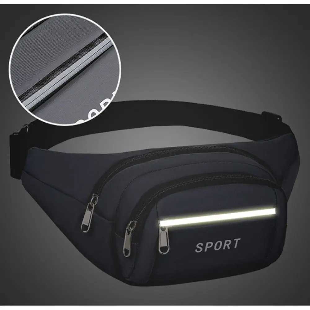 New Men Women Waist Pack Nylon Sport Fanny Bags Boy Drop Leg Bags Hip Bum Belt Bag Travel Riding Purse PouchL251024