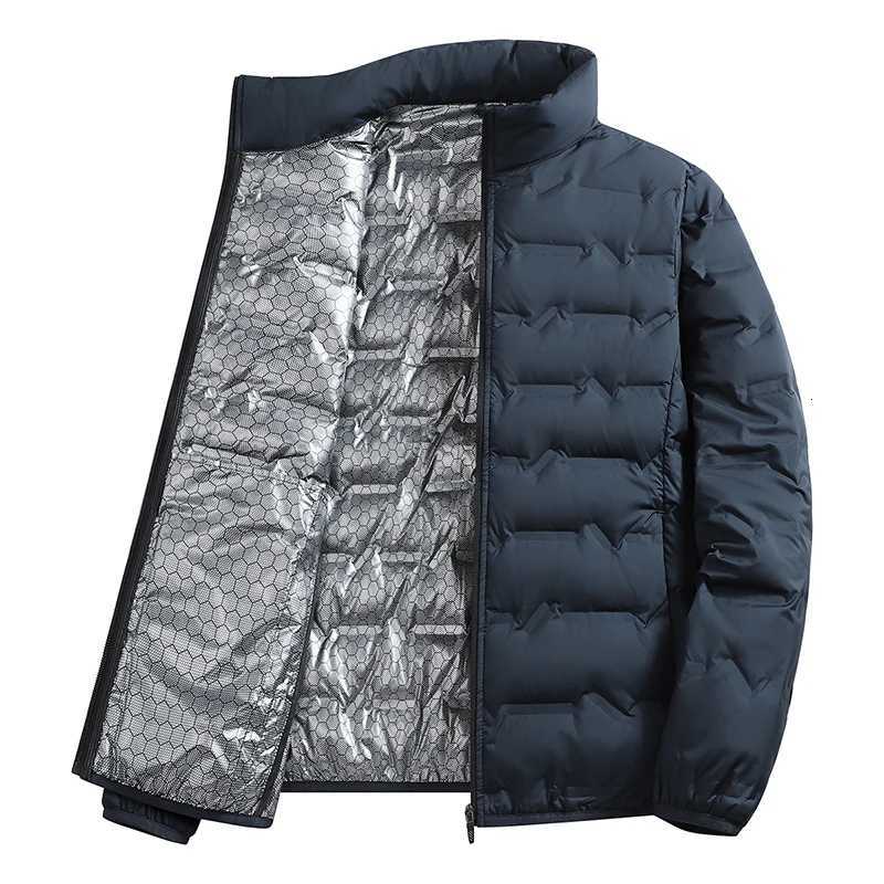 Winter Casual Warm Men Hiking Down Jacket Outdoor Windproof Outerwear Solid Color Thicken Male Down Coats Fashion Stand Collar Z251024