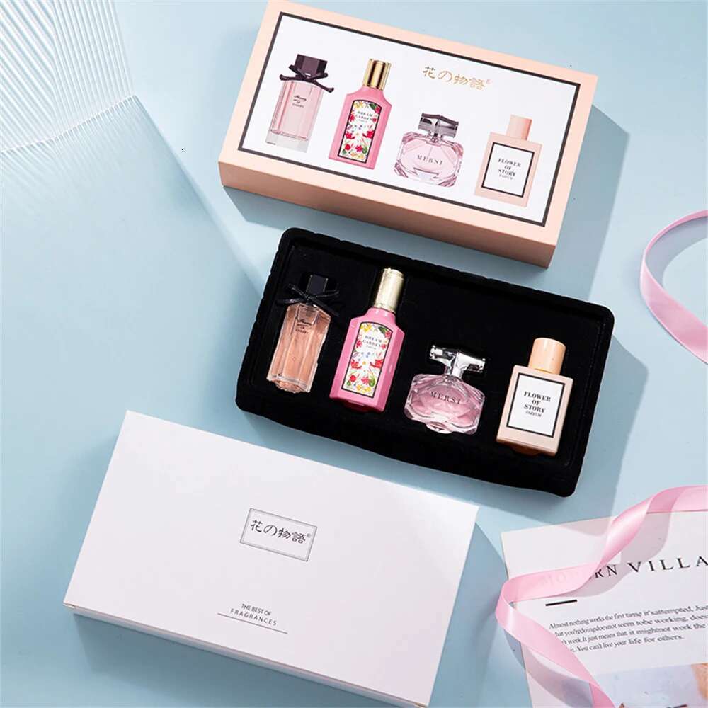 Gift Box 110ml Four Piece Set Women Fragrance Perfume Balminess Pheromone Eau De Parfum Floral Scent Toilette X251023