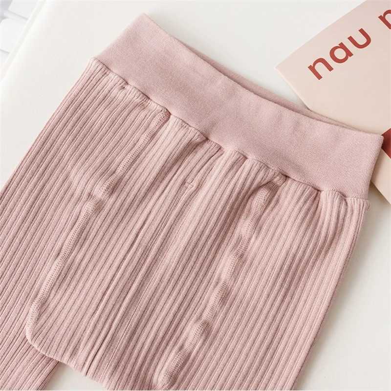 Kids Girls Leggings Spring Autumn Cotton Kids High Waist Pants Soft Sweet Bows Princess Childrens Tights 112Years PantyhoseT251024