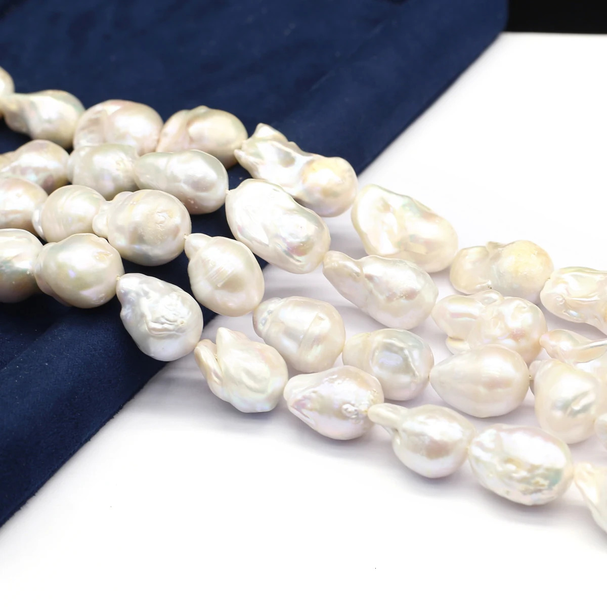 13x10mm 5A Natural Freshwater White 100 Pearl Baroque Irregular Shape Bead Gift Jewelry Make DIY Necklace Bracelet Accessories 251016