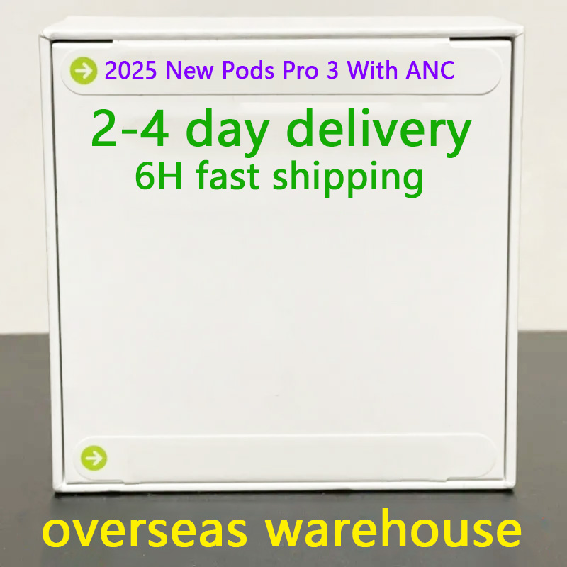 For 2025 New Apple Airpods pro 3 airpods 4 Pro 2 ANC USB-C Earphones Bluetooth Headphone Accessories Solid Silicone Protective Cover Pods 3rd Wireless Charging Box