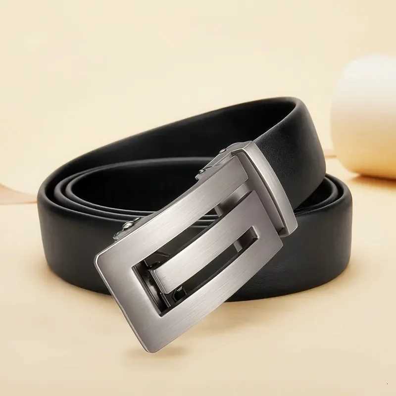 New Mens Leather Belt Alloy Automatic Buckle Business Leisure Youth Middleaged and Elderly Belt Designer Belt for white W251024