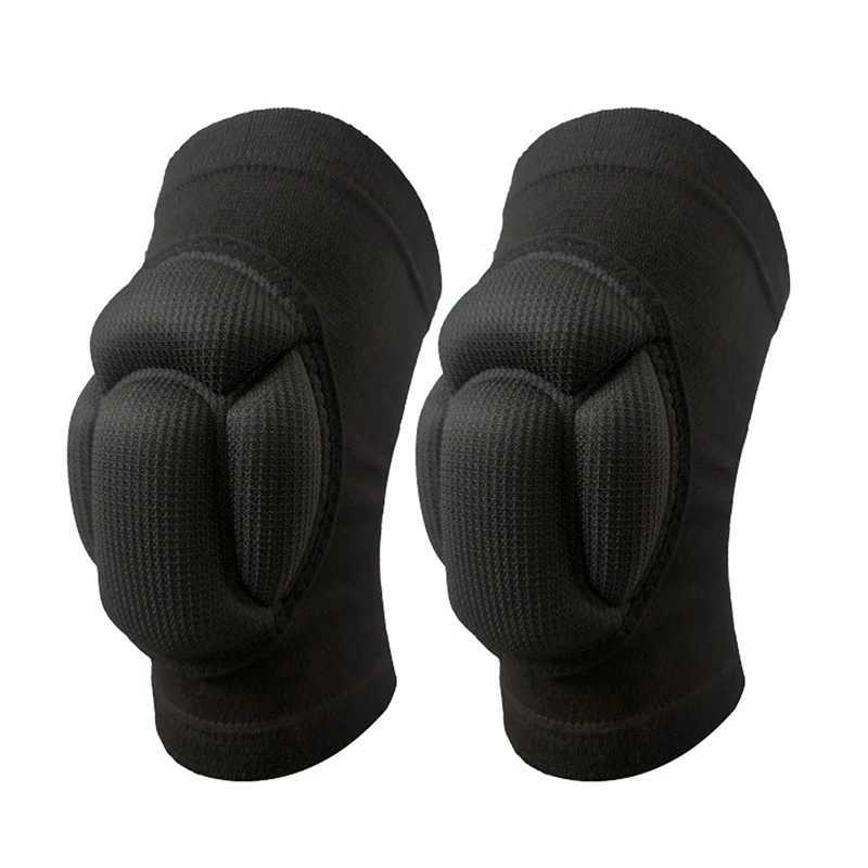 1Pair Thickened Protection Sports Kneepad Gym Support Fitness Gear Basketball Brace Protector MaleFemale Non Slip PadsW251024
