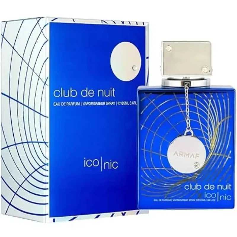 Armaf Club de Nuit Blue Iconic Eau de Parfum 105ml Original Arab Perfumes Lasting Pheromone Perfume Cologne for Man Makeup W251024