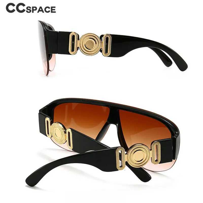 46659 Luxury Sunglasses Oversized Fashion Men Women Goggle Shades UV400 Vintage GlassesT251024
