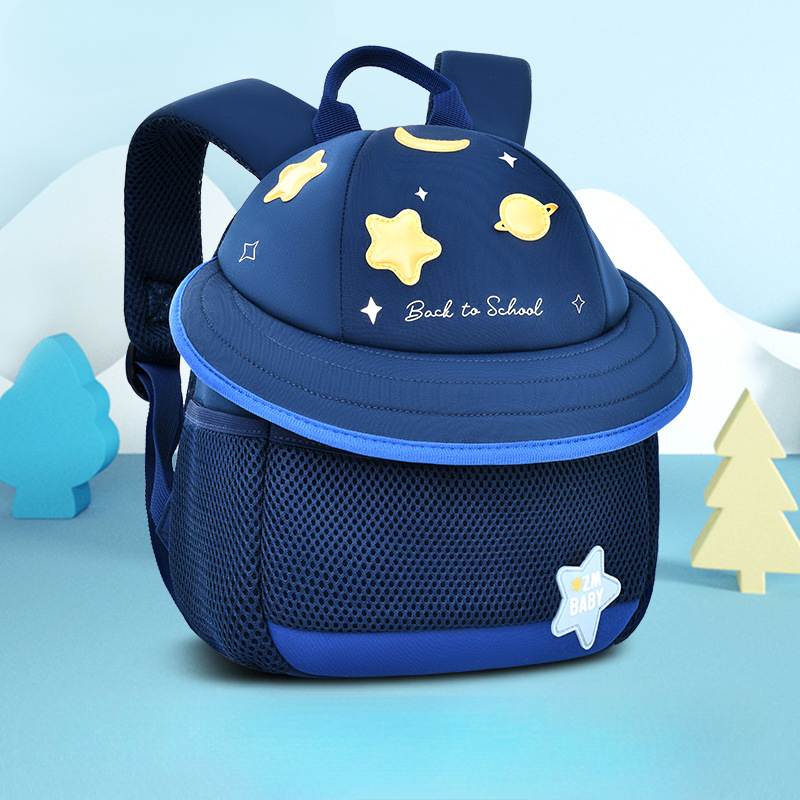 New Fashionable Boys and Girls Backpack Cute Mushroom Bag Diving Material Designer Children's Backpack Mini Small Bag