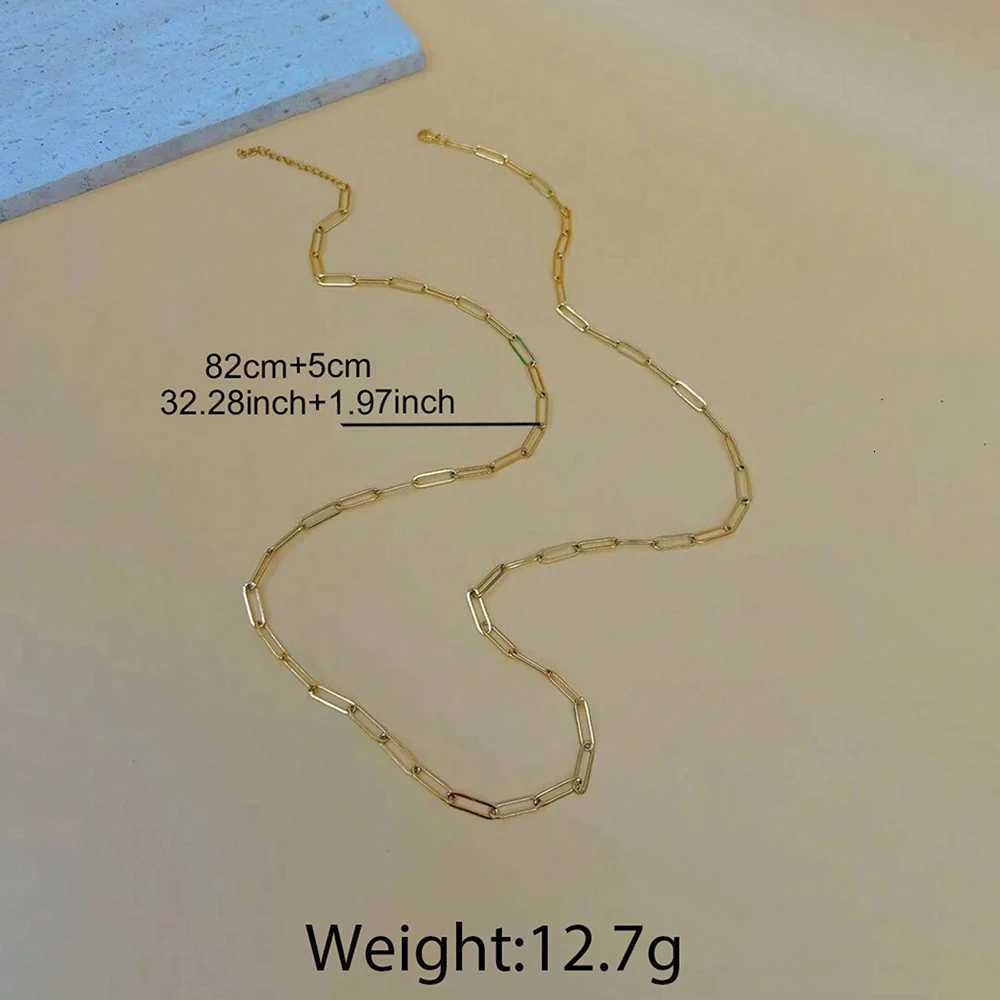 DGIDDK Fashion Stainl Steel Chain Necklace for Men Women Choker Long Hip Hop Necklaces on The Neck Fashion Jewelry GiftXJ251024