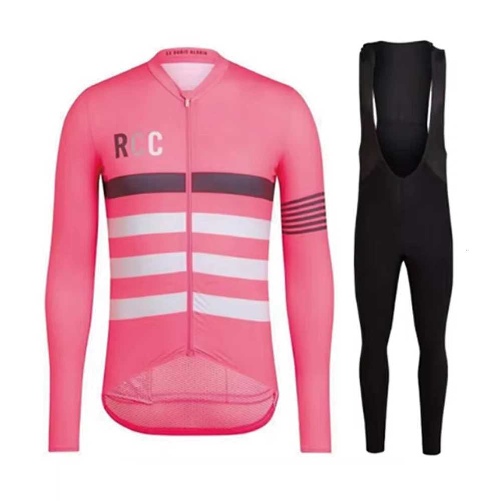 2024 Autumn Cycling Jersey Sets Mens Long Sleeves Bicycle Clothing MTB Maillot Ropa Ciclismo Mountain Bike Uniform Bib TightsT251024