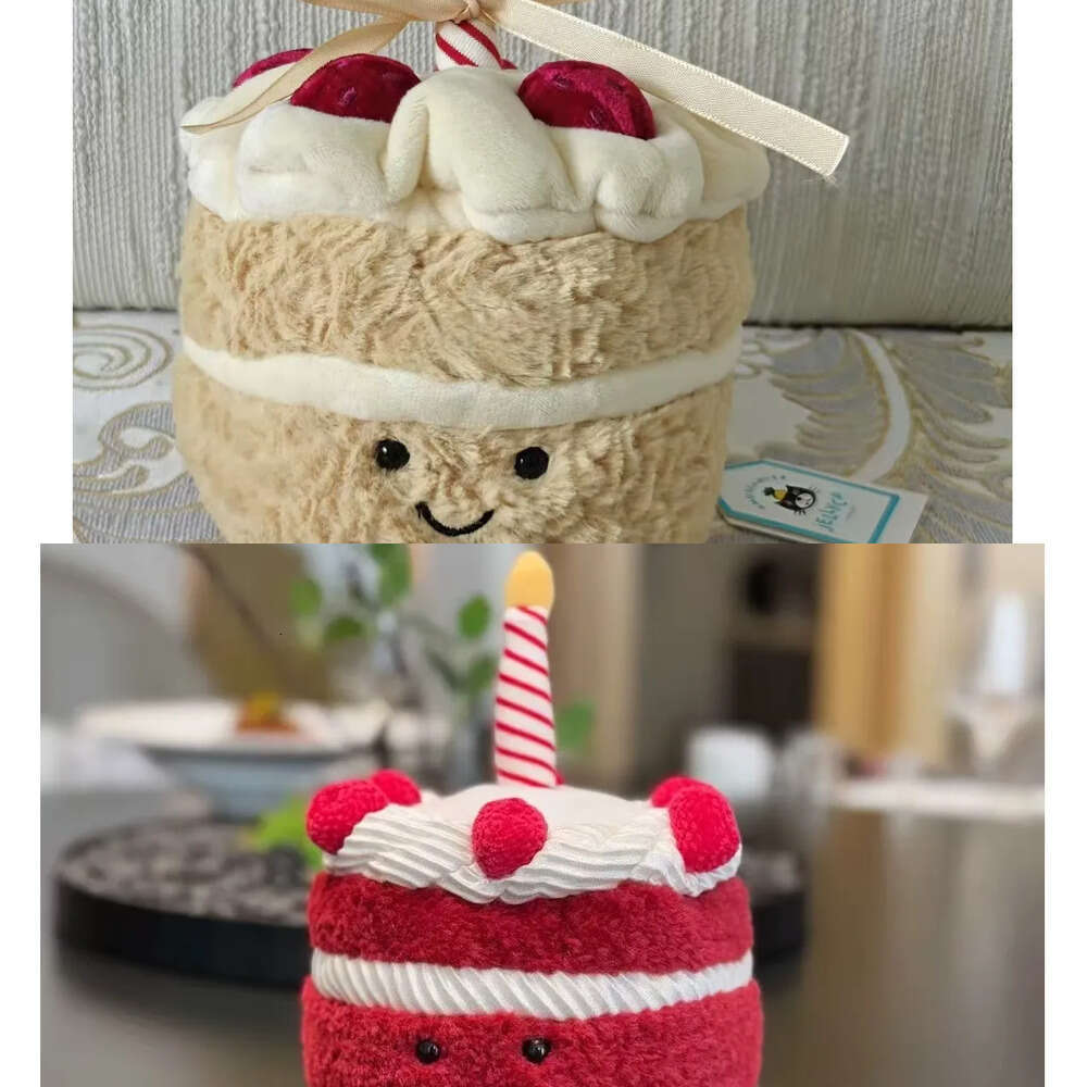 Dolls Jelly cat Plush Children toys Rainbow Birthday Stuffed Toy Amuseables Cheri Cake body pillow Soothing the Doll Gifts 623