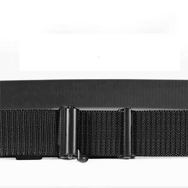 Mens Woven Belt Nylon Material Breathable Automatic Buckle Belt For Men Outdoor Sports And Leisure Strap Fashion Jeans Belt W251024
