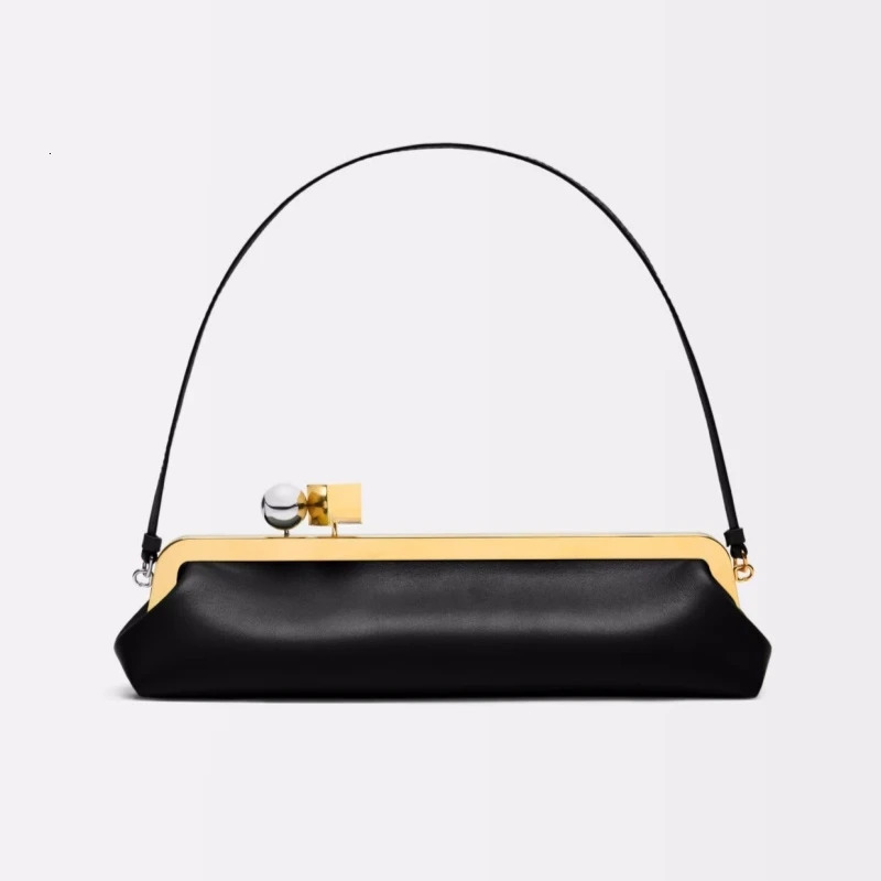 Long Clutch Bag with Removable Shoulder Strap Womens Fashionable Baguette Bag er Clip Handbag Purses for Ladies 251023