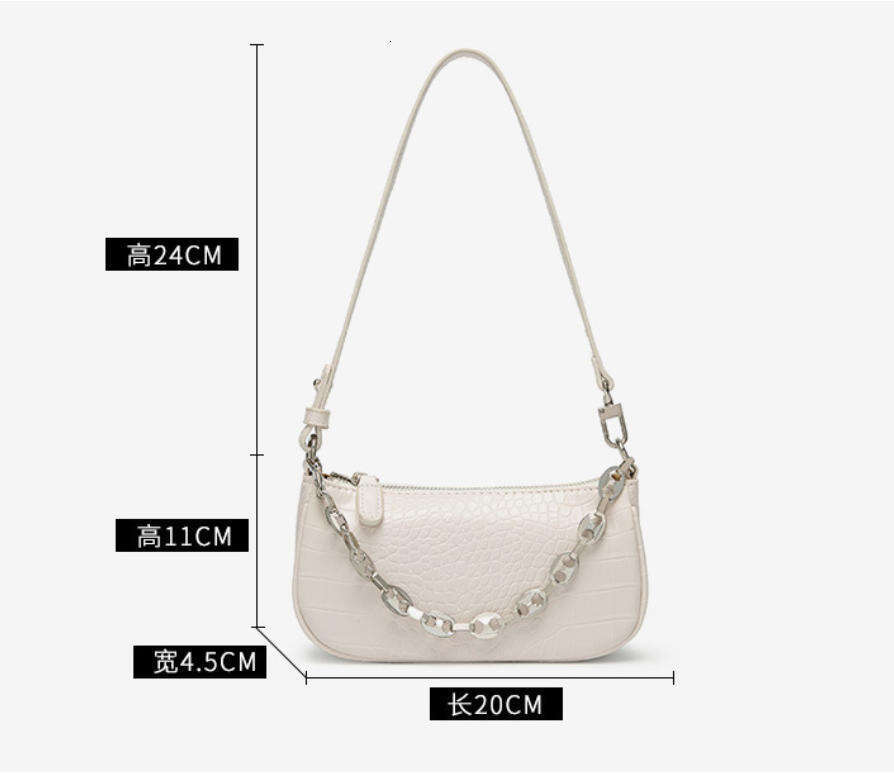 Designer Bags New Women's Underarm Single Shoulder High end Versatile Crossbody Small Square Bag