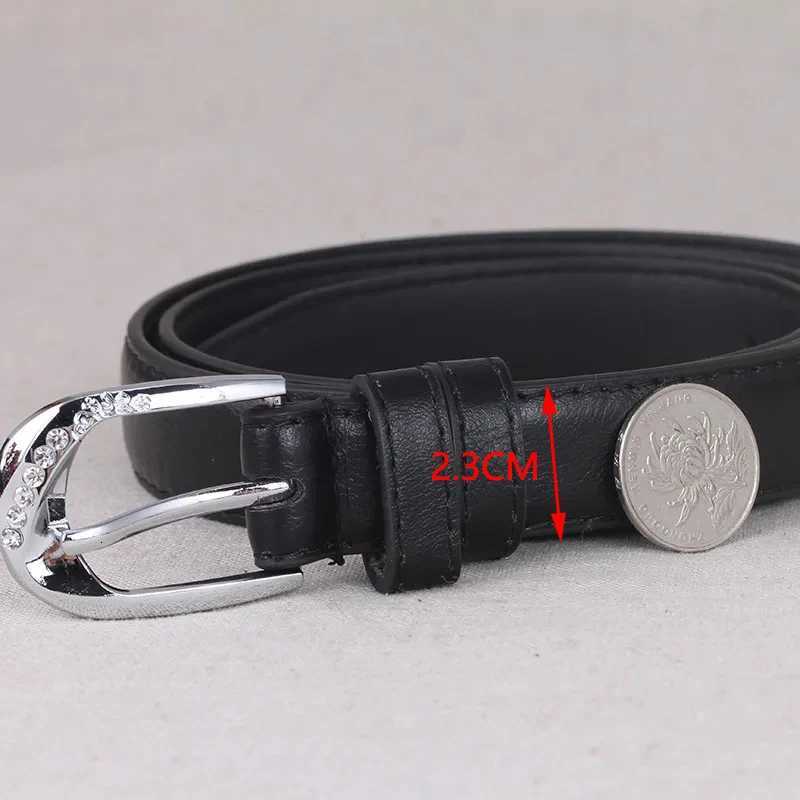 Womens Trousers Belt PU Leather Trend White Belt Fashion High Quality Trouser Belt Solid Vintage Pin Buckle Ladies Strap DT067 W251024