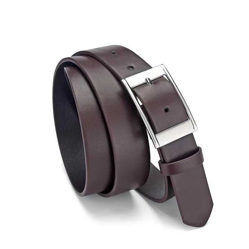 New Luxury Belt for Men PU Leather Belt Metal Pin Buckle High Quality Famous Brand Designer Waist Strap Belts for Jeans Men Belt W251024
