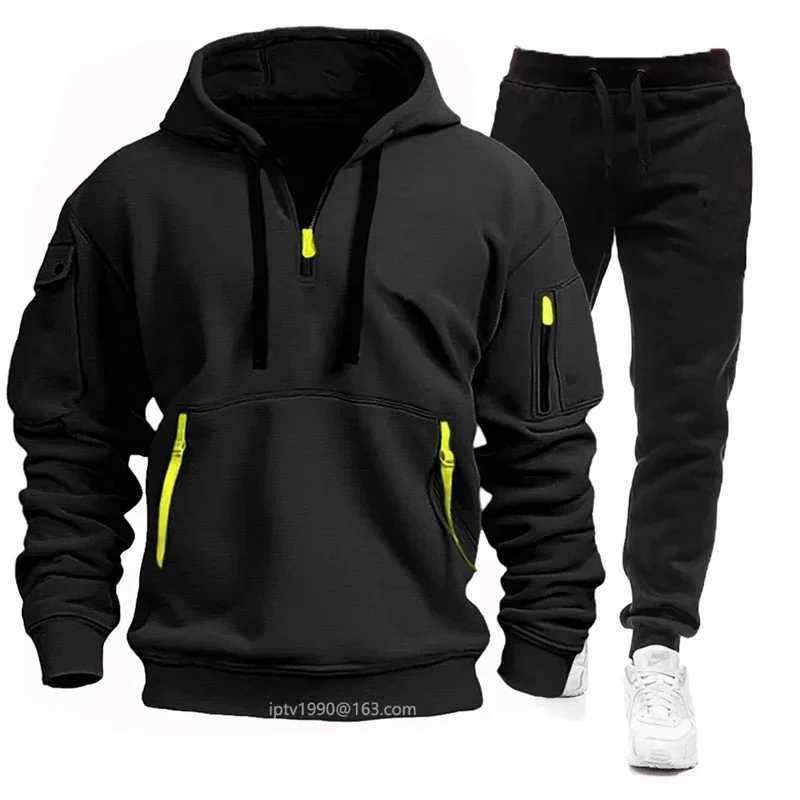 Autumn Winter Trending Tracksuits Men Zipper Hoodie Pant 2 Piece Set Sports Wear Jogging Suits Women sports suitT251024