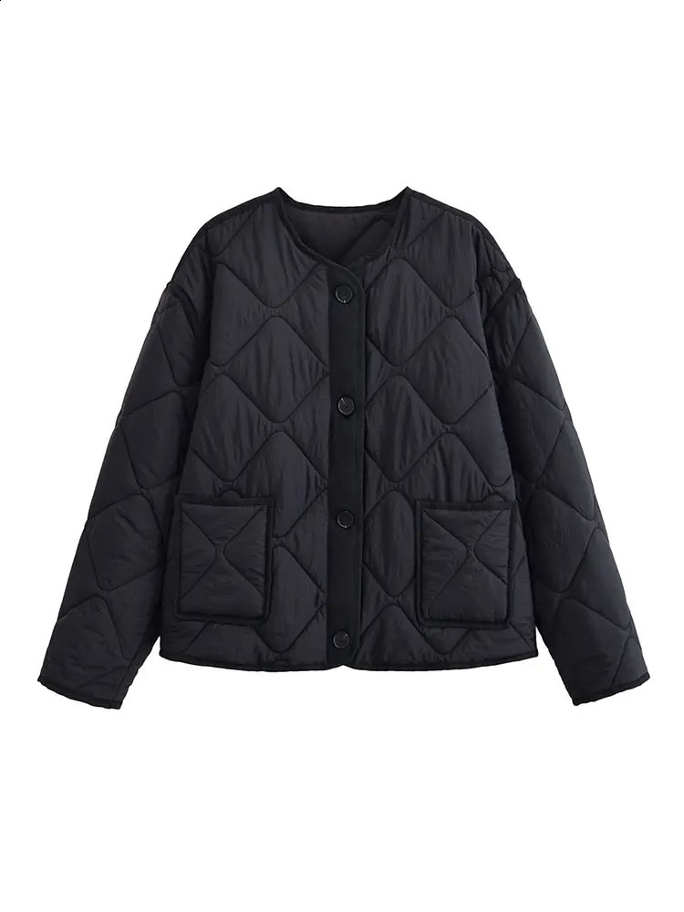 Nlzgmsj Autumn Winter Womens Solid Singlebreasted ONeck Jacket Fashion Long Sleeve Coat Street Casual Short 251018