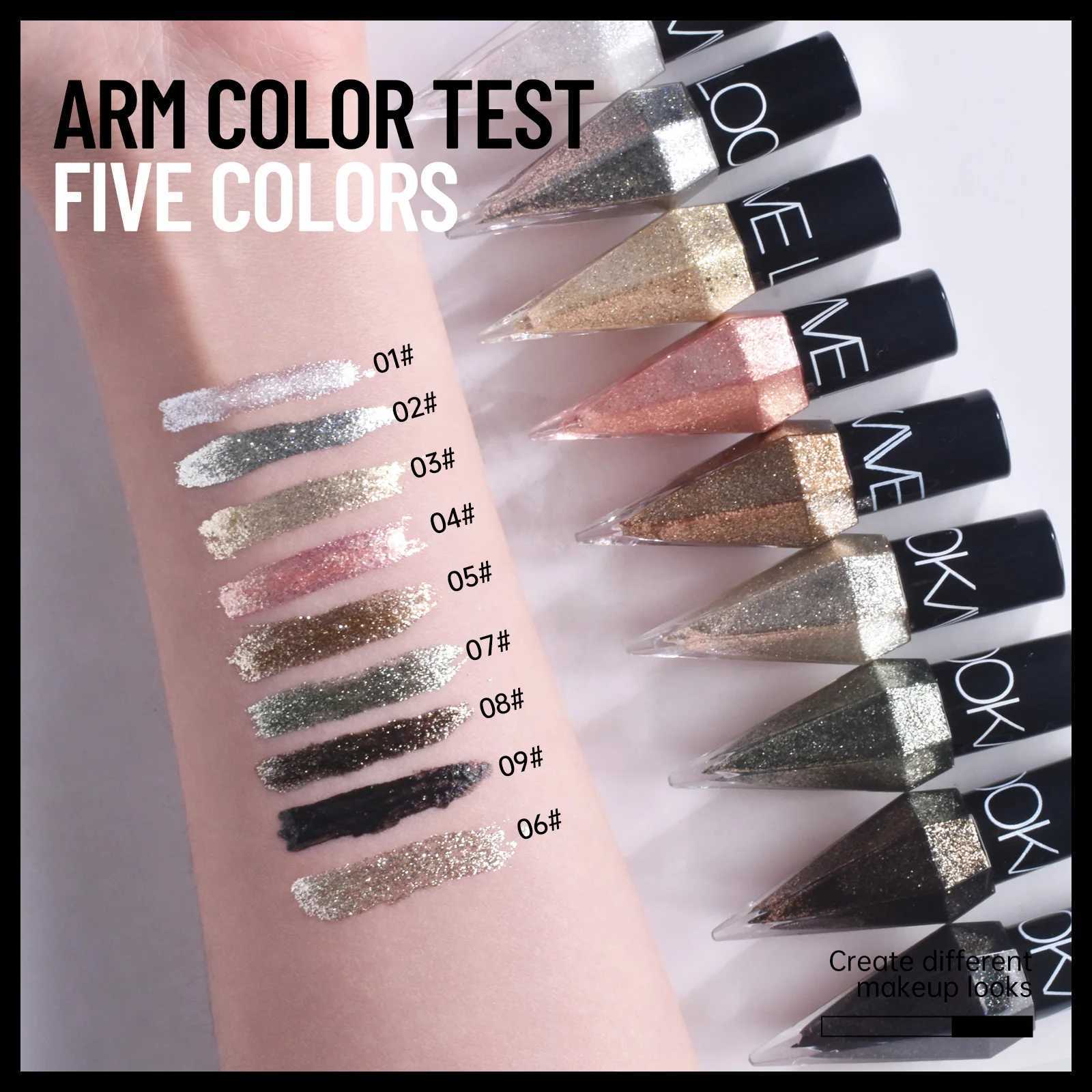 Diamond shiny eyeliner liquid Pearl light color fast drying waterproof eyeliner liquidL251024
