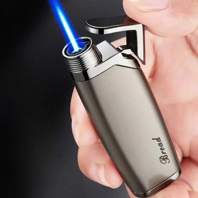 2024 New Metal Mini Direct Blow Windproof Lighter Creative Small Butane Gas Inflatable Lighter Smoking Accessories Gift Tool D251024