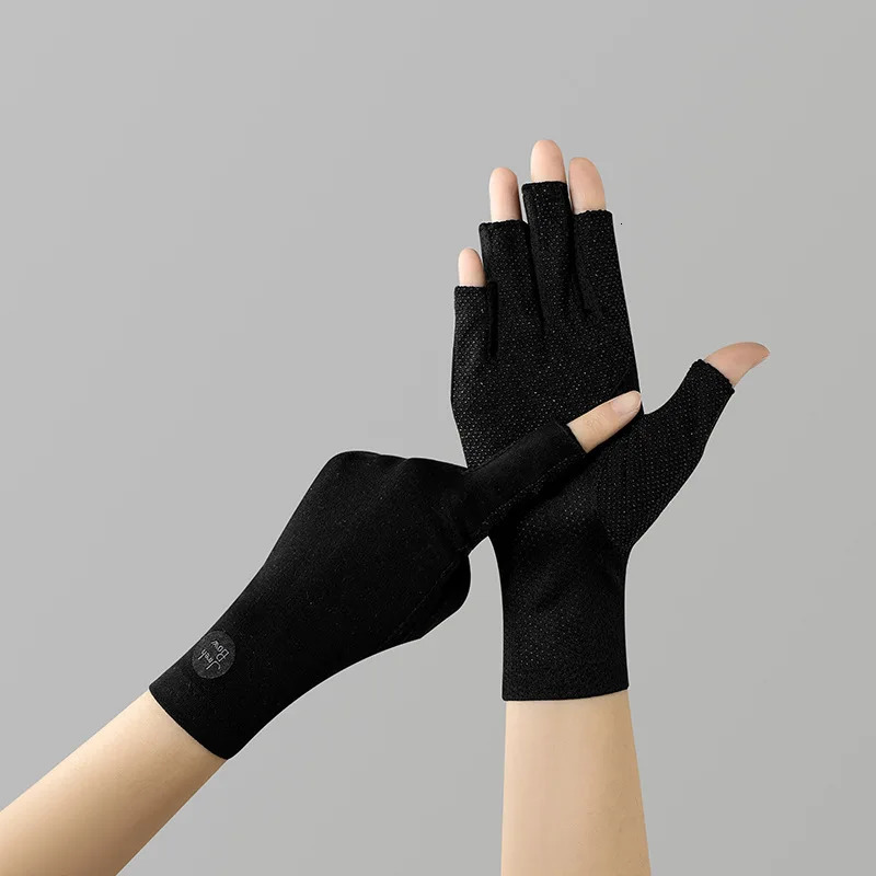 Thin Sunscreen Gloves Fashion Slip Resistant Cotton Driving Nonslip Touch Screen Antiultraviolet Sunscreen Glove 251021