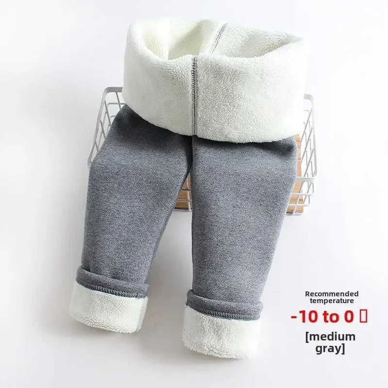 Girls Leggings Children Clothes Winter Girls Fleece Leggings Thermal Pants Warm Kids Solid Color Simple Casual PantsT251024