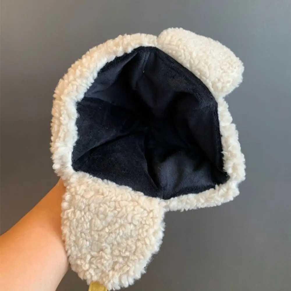 New Boy Girl Warm Scarf Hat Set Windproof Thicken Kid Lei Feng Hat Ear Protection Versatile Children Pullover CapsL251024