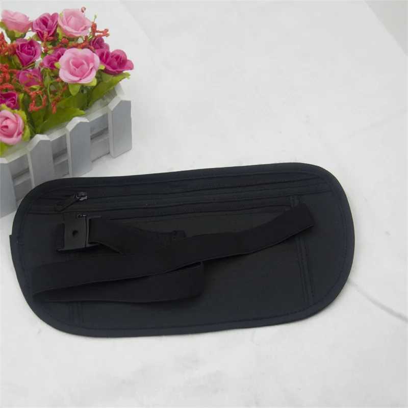 1PC Invisible Travel Waist Packs Waist Pouch For Passport Money Belt Bag Hidden Security Wallet Casual Bag For Men WomenL251024