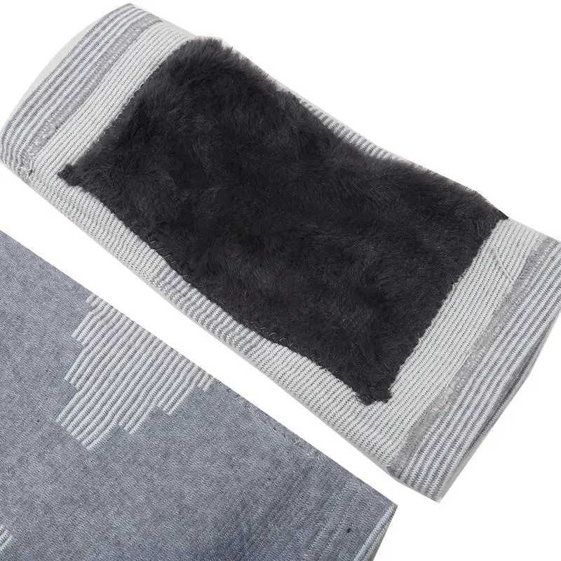 Winter Plush Knee Pad Thermal Knee Braces For Seniors Women Men Elastic Knee Pads Leg Sleeves For Skiing Cycling Camping RunningW251024