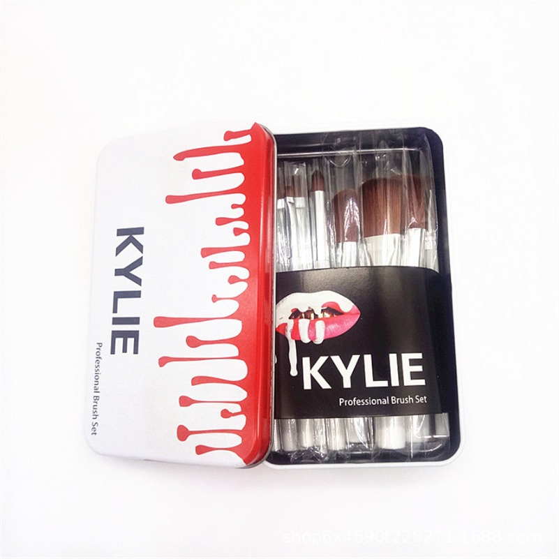 M MC Naked 3 kylie jenney Professional 12 PCS Makeup Brush Cosmetic Facial Makeup Brush Tools Makeup Brushes Set Kit With Retail Box