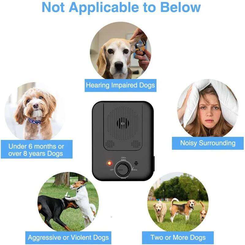 designer brand Levels Adjustable Repeller Automatic Ultrasonic Anti Barking Device Outdoor Dog Anit Pet Traning Supplies