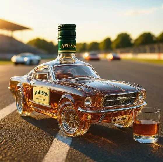 Creative Car Whiskey Bottle Collection Storage Bar Decoration He Restaurant Christmas Halloween 2026 Y251024