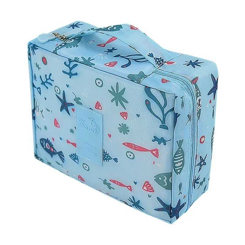 Large Travel Cosmetic Bag for Women Waterpfoof Tote Makeup Organizer Female Toiletry Kit Bag Make Up Case Storage Pouch Lady BoxT251024