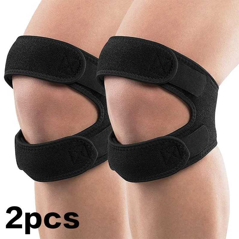 2pcs Knee Braces Adjustable Knee Pads Knee Support Sports Equipment Meniscus Straps Suitable for Running FitnessW251024