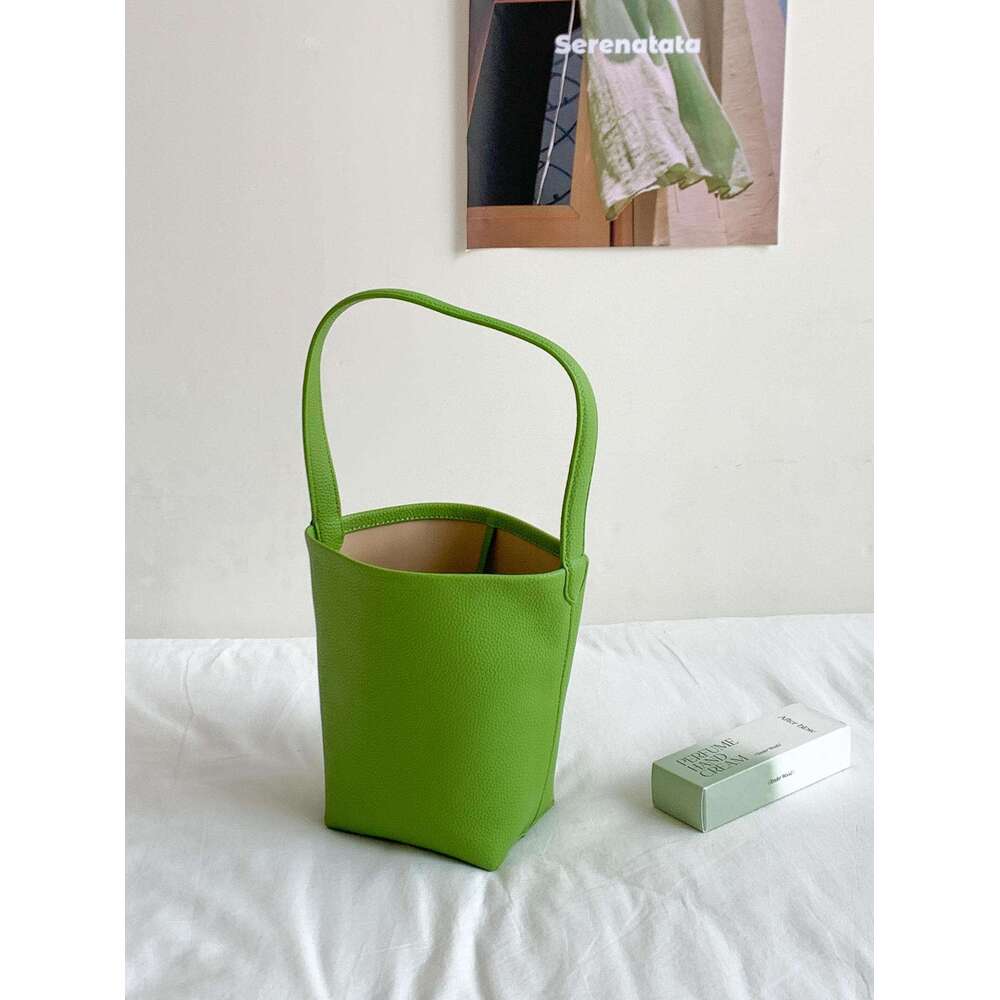 Handheld Bucket Work Commute PU Candy Color Cylinder Versatile Fashion Spring Summer New Single Shoulder Bag For Women B5