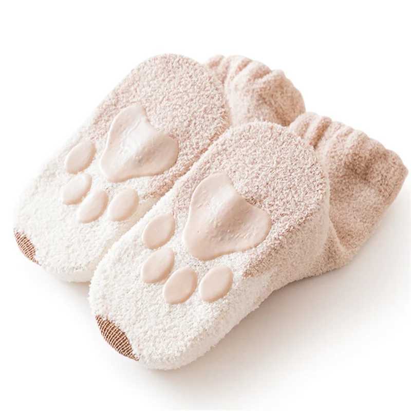 Lawadka Winter Newborn Baby Girl Boy Socks Anti Slip Coral Fleece Toddler Socks For Girls Boys Thick Warm Infant Baby Sock 03Y J251024