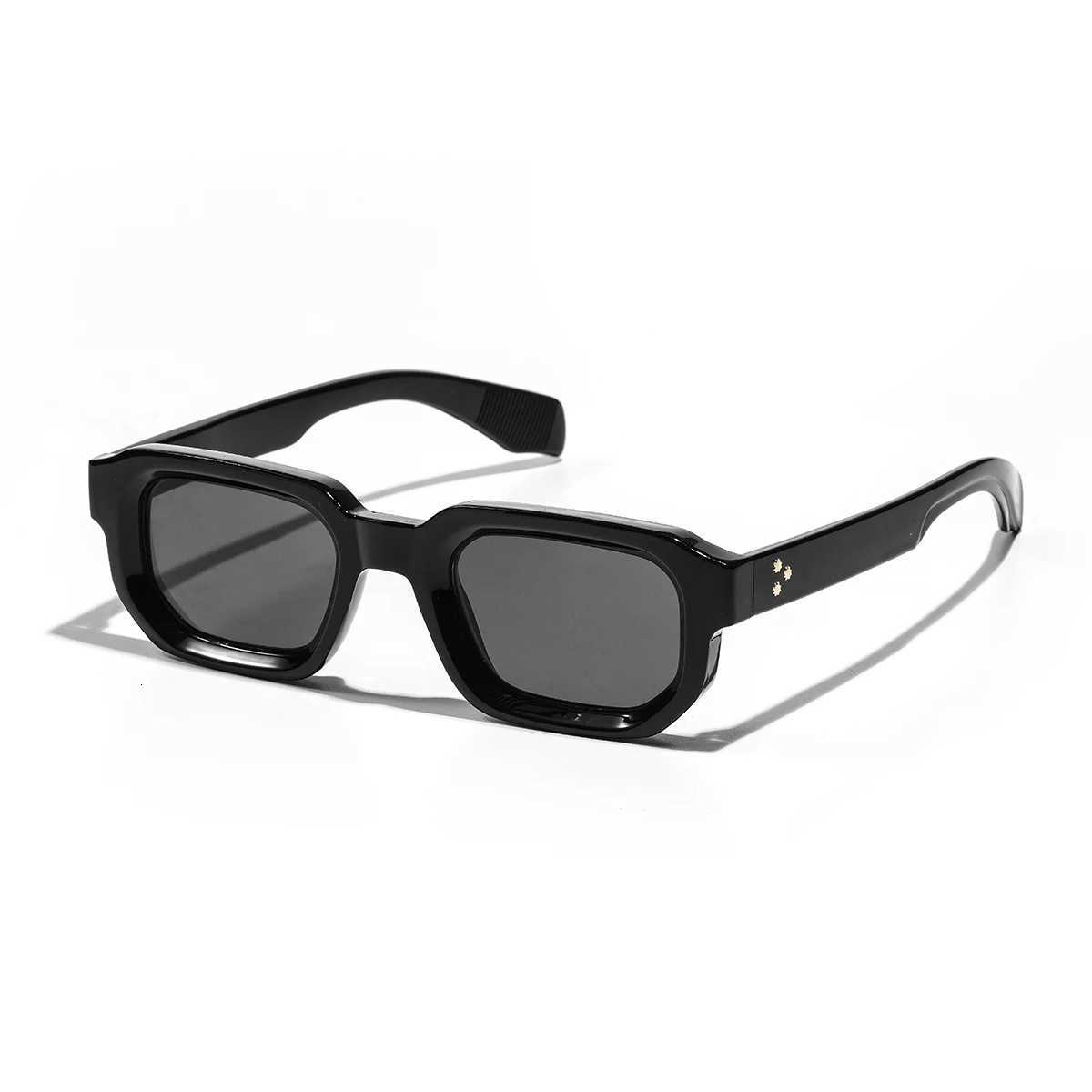 Ruiao Men Vintage Rectangle Frame Sunglasses Fashion Retro Sun Glasses Luxury Brand Design UV400 Shades Eyewear Women Sun GlasseT251024